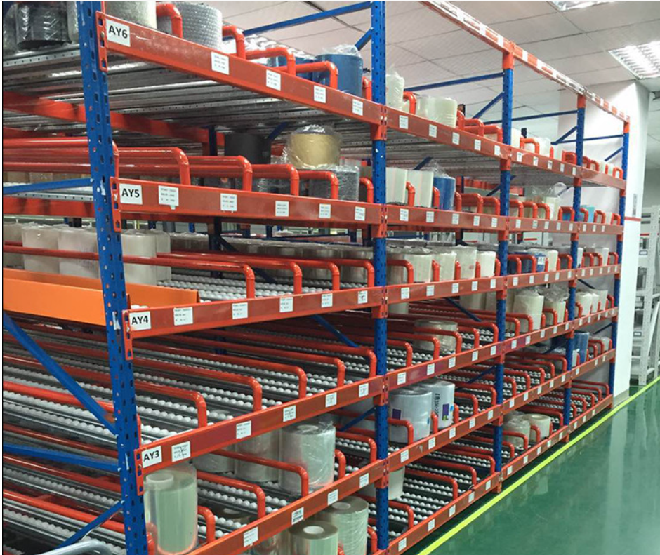 流利條（tiáo）貨架